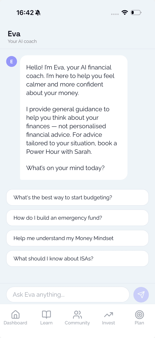Eva AI guidance